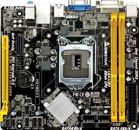 BIOSTAR H81MDV3 Micro ATX Motherboard Released Benchmark Reviews