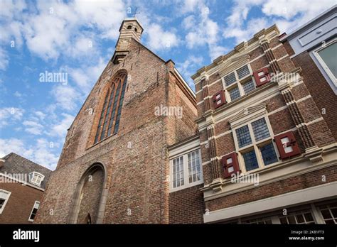 Middelburg On The Peninsula Walcheren The Church Gasthuiskerk On The