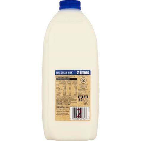 Farmers Own Full Cream Milk 2l Bunch