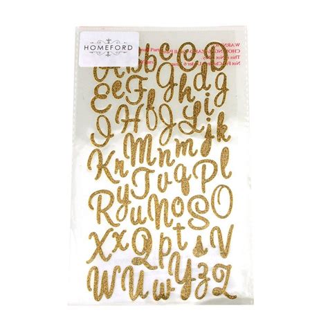 Cursive Alphabet Stickers