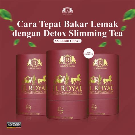 Jual El Royal Detox Slimming Tea Teh Detox Tubuh Teh Herbal Premium