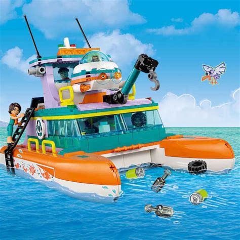 LEGO Friends Deniz Kurtarma Teknesi 41734 Yaratıcı Oyunları ve Deniz