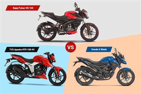 Spec Comparison TVS Apache RTR 160 4V Vs Bajaj Pulsar NS 160 Vs Honda