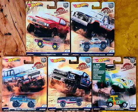 Hot Wheels Car Culture Desert Rally Set Completo Miniaturas Universo Hot Wheels