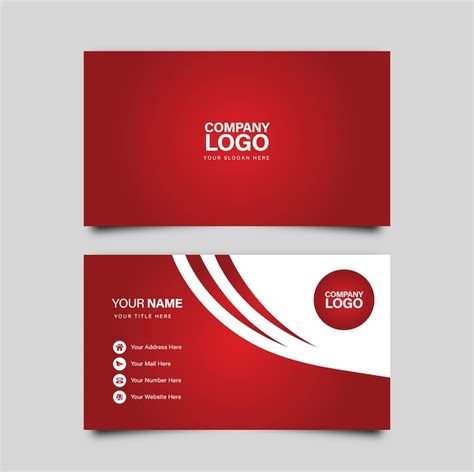 Premium Vector Modern Professional Business Card Vector