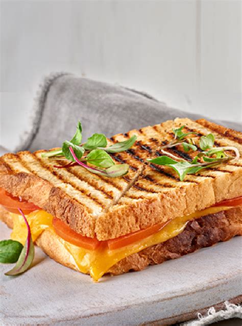 Toasted Cheese And Tomato Sandwich Sunbake