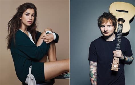 Brit Awards 2018 Dua Lipa Leads With Five Nominations Ed Sheeran