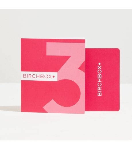 Birchbox Birchbox 3 Month T Card