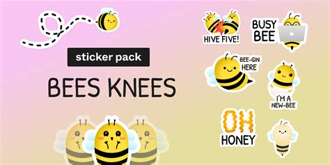 Bees Knees Sticker Pack Figma