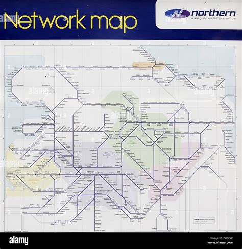 Northern Rail Network Map – Verjaardag Vrouw 2020