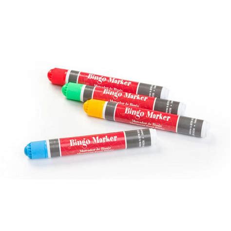 Darice Assorted Colored Bingo Markers, 4 Piece Set - Walmart.com