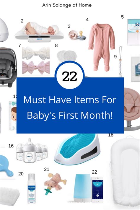 Best Items For Babys First Month Arinsolangeathome One Month Baby