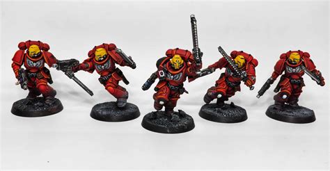 Finished My First Squad Blood Angels Assault Intercessors R