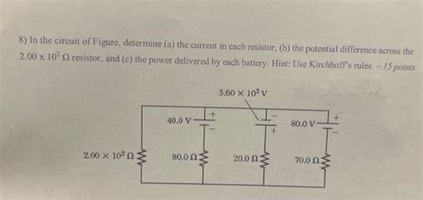 Solved In The Circuit Of Figure Determine A The Current Chegg