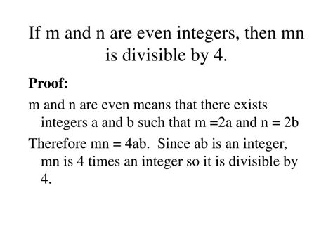 Ppt More Number Theory Proofs Powerpoint Presentation Free Download