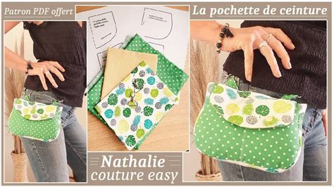 DIY Couture Pour La Petite Pochette De Ceinture Avec Patron PDF