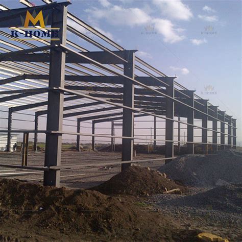 Prefabricated Industrial Factory Warehouse Metal Frame House Pre