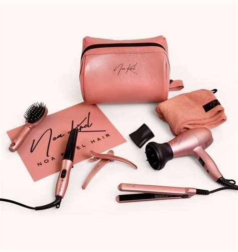 Noa Kirel Travel Size Hair Tools Pink Hair Tools Set Mini Hair