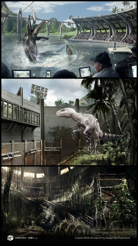 Jurassic World Concept Art By Gadget Productions Concept Art