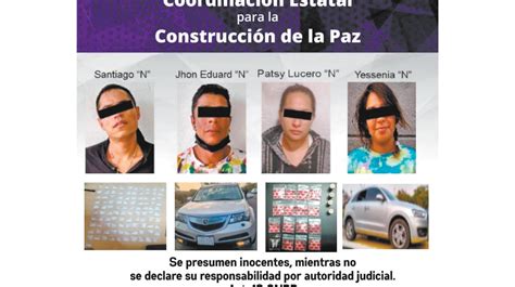 Tras persecución capturan a cinco personas con vehículos robados y