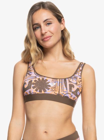 Throw Back Top Sujetador De Bikini Para Mujer Roxy