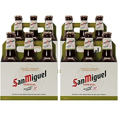 San Miguel Especial Sin Gluten Pack De 24 Botellines X 33 Cl 5 4