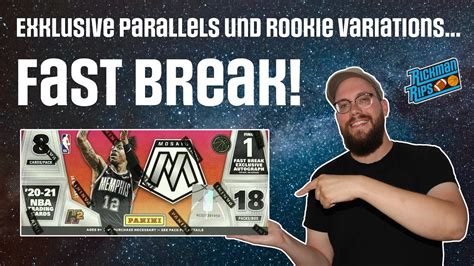 Panini Mosaic Fast Break Basketball Hobby Box Break Review