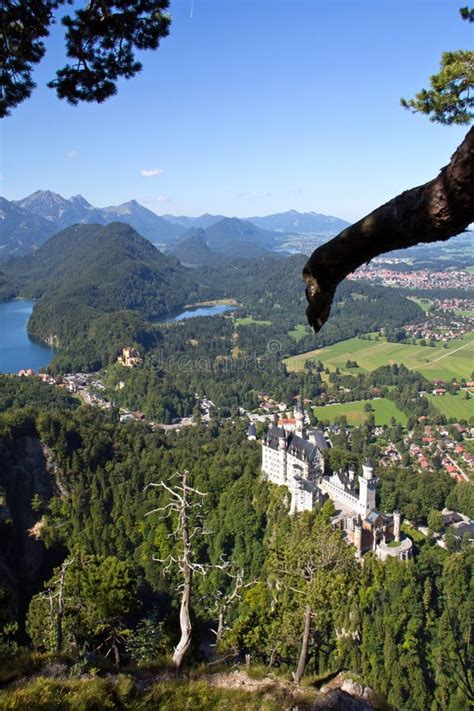 Castillo Neuschwanstein Y Hohenschwangau Imagen De Archivo Imagen De