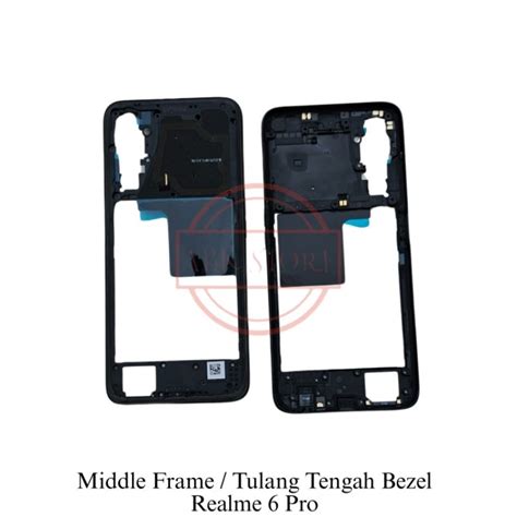 Jual Middle Frame Tulang Tengah Bezel Realme 6 Pro Bezzel Rangka