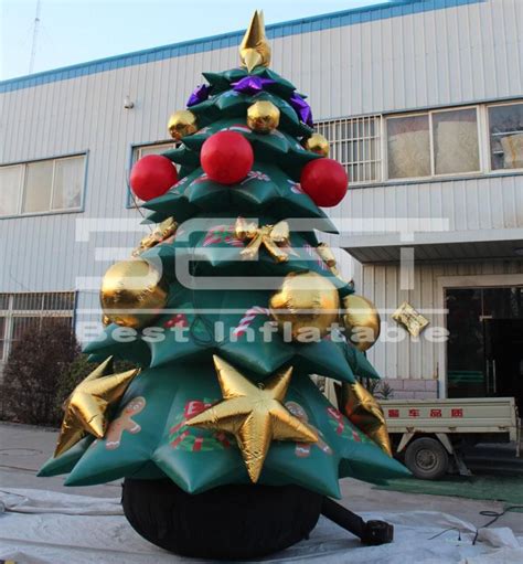 Giant Christmas Inflatable Tree Model Balloon 20ft Green Air Blown