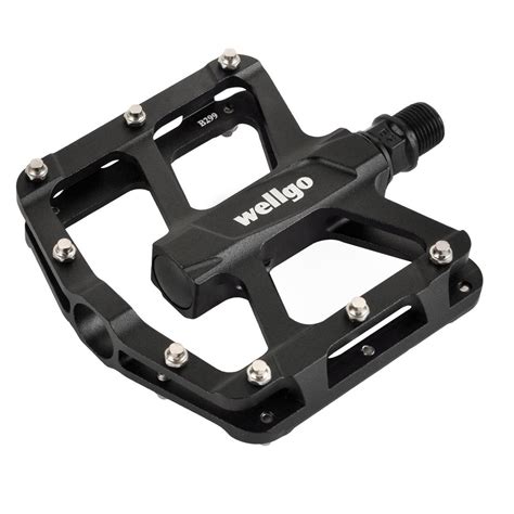 Pedales Wellgo B Bmx Du Anodizado Negro Tw Tienda