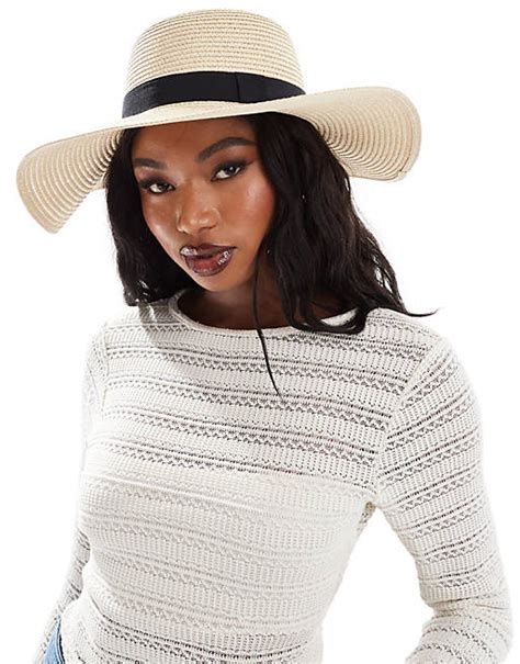 Asos Design Straw Floppy Hat Asos