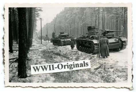 FOTO 2 WK Panzer II Panzer III Vormarsch Kampfgruppe Guderian Kennung