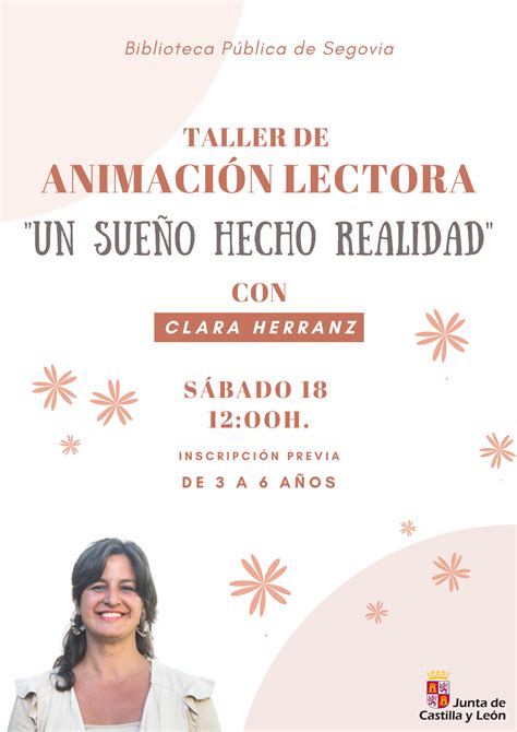 Taller de animación lectora Un sueño hecho realidad Eventos de Segovia