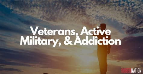 How Addiction Affects Veterans And Active Military Sober Nation