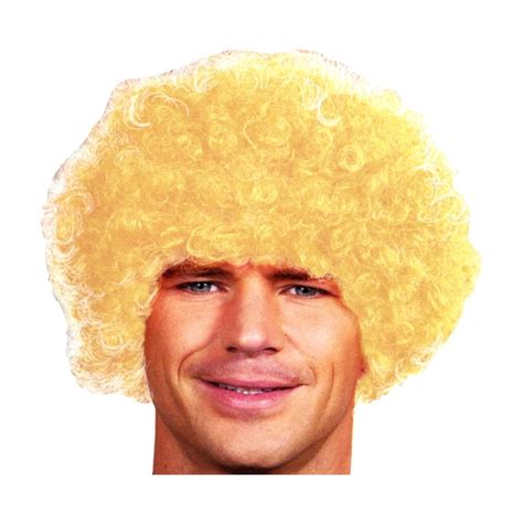 Perruque Afro Blonde Luxe