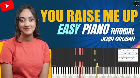 How To Play Josh Groban You Raise Me Up Easy Piano Tutorial Lesson