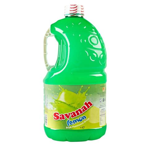 Savanah Lemon 5Ltr Cordial Raisons Distributors Ltd