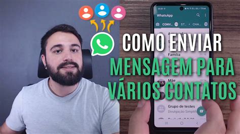 Truque Como Enviar Mensagem Para V Rios Contatos Do Whatsapp De Uma