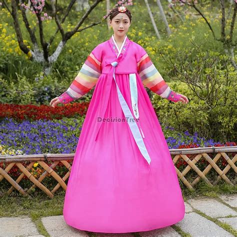 Traditional Korean Hanbok Dress Female National Costume Oriantal