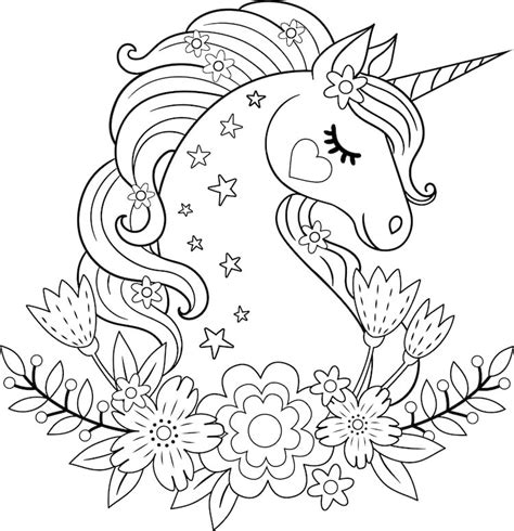 Coloring Pages Of Unicorns