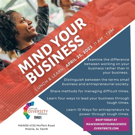 Mawss Lunch And Learn Mind Your Business