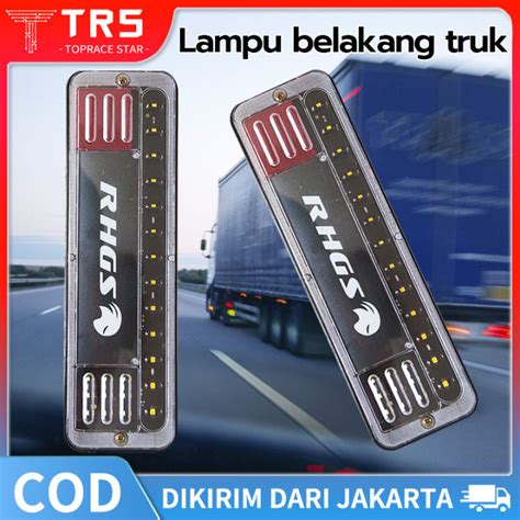 Pcs Stoplamp Lampu Rem Belakang Led Volt Cm Lampu Mobil Truk Grand