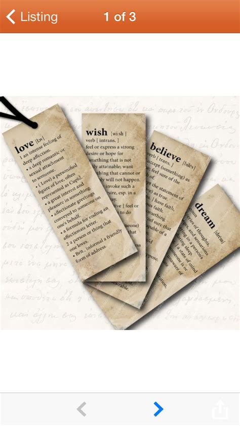 Dictionary definitions bookmark | Bookmarks printable, Bookmarks ...