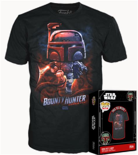 BEMS STAR WARS Boba Fett T Shirt POP L