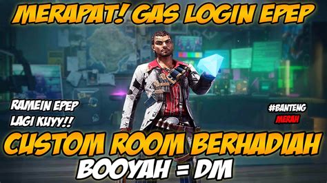 Live Ff Sini Bagi Bagi Diamond Lagii Custom Room Berhadiah Youtube