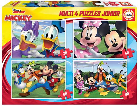 Multi Junior Puzzles Mickey Friends Educa Borras