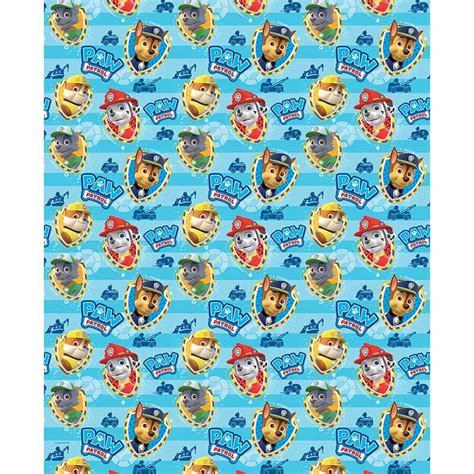 Paw Patrol Wrapping Paper 4m Gift Wrap B M