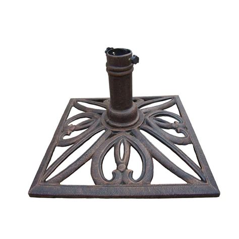 Oakland Living Square Patio Umbrella Stand in Antique Bronze-4102-AB ...