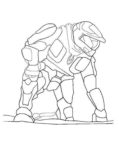 Coloring Pages Master Chief